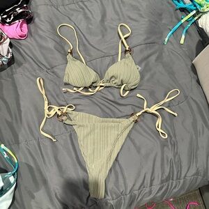 Green bikini
